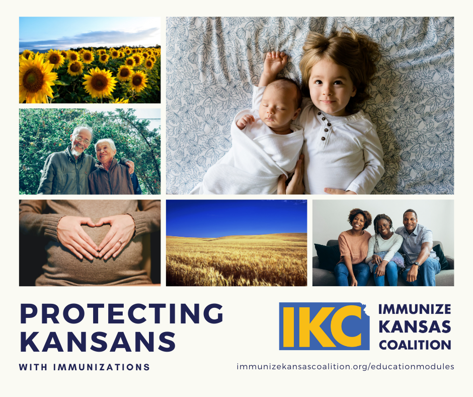 Protecting Kansas with Immunization Social Media Graphic